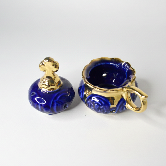 Ceramic Censer with Dome Lid