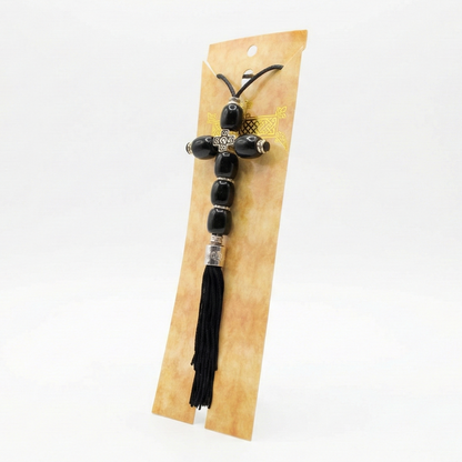 Cross-shaped car rearview mirror pendant