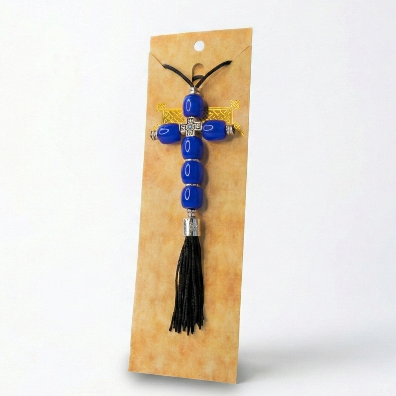 Cross-shaped car rearview mirror pendant