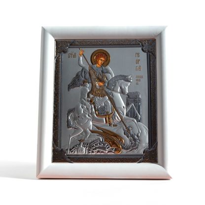Saint George the Victorious Icon in Kiot 18x21