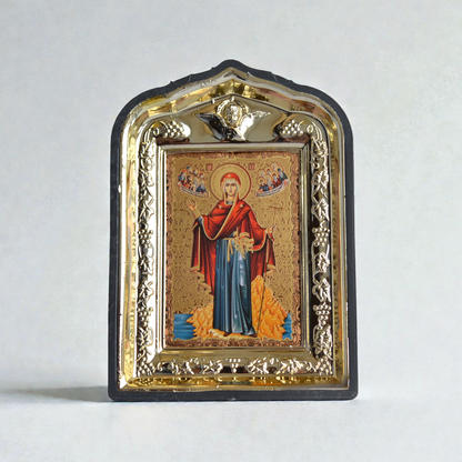 Theotokos of Mount Athos icon in plastic frame 14x10 cm