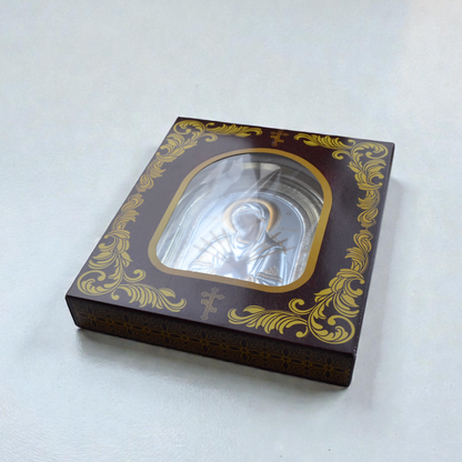 Seitsme noole Jumalaema kaarjas ikoonikapp 27x24 cm