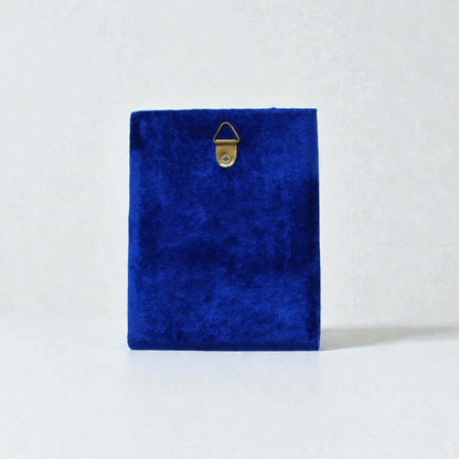 Saint George the Victorious Icon in Velvet Frame 9x12 cm