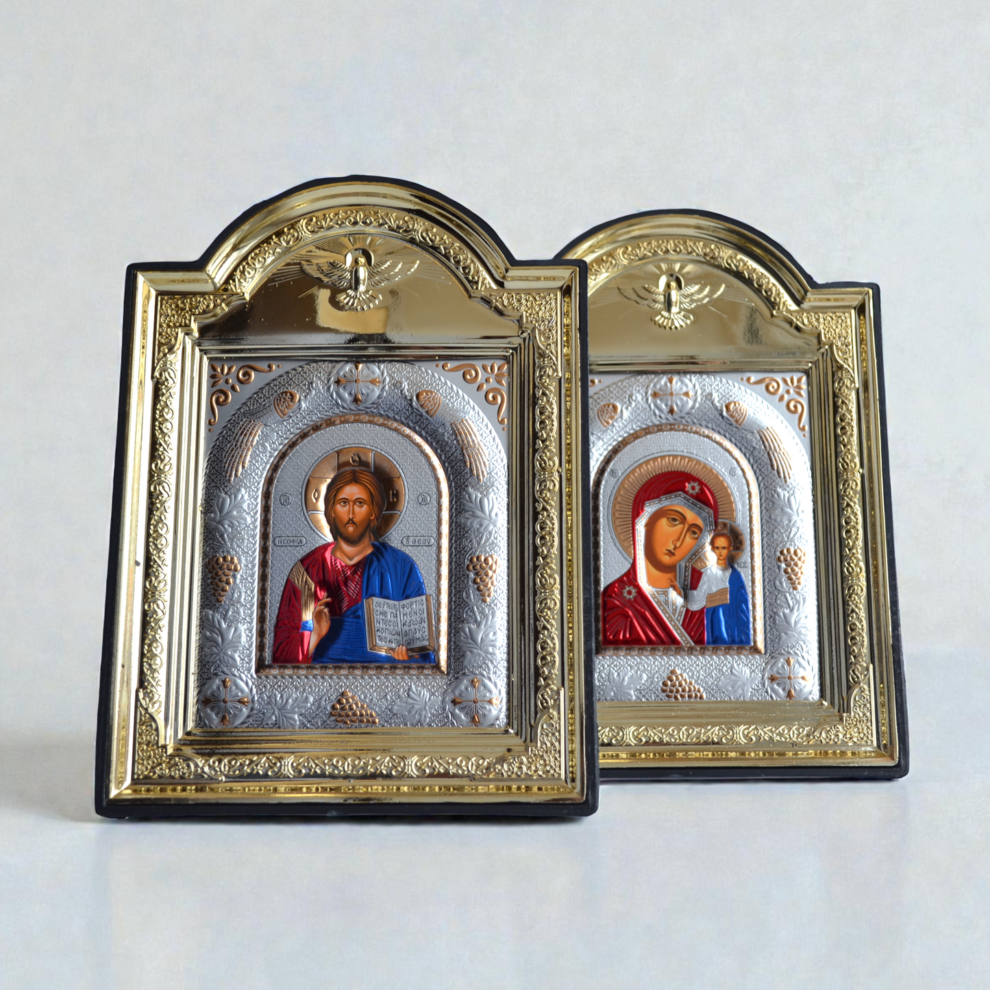 Wedding icon set in plastic frame 13,5 x 18,5 cm