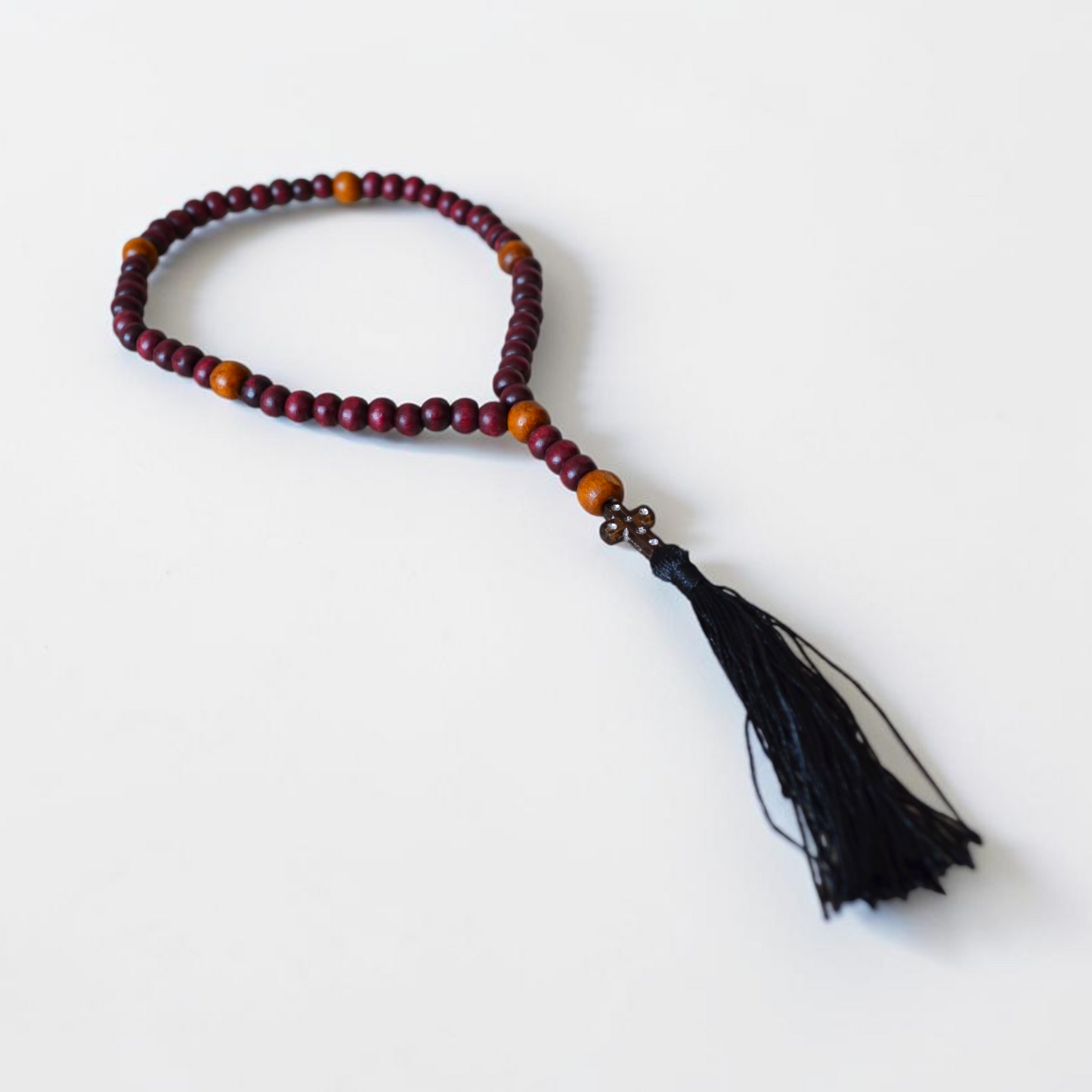 Boxwood Prayer Beads 50 Beads