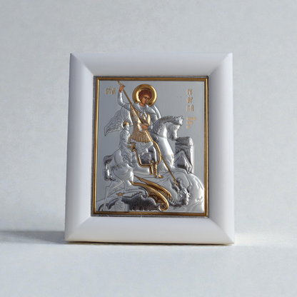 Saint George the Victorious Icon in Kiot 13x15