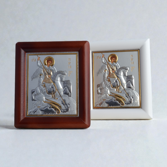 Saint George the Victorious Icon in Kiot 13x15