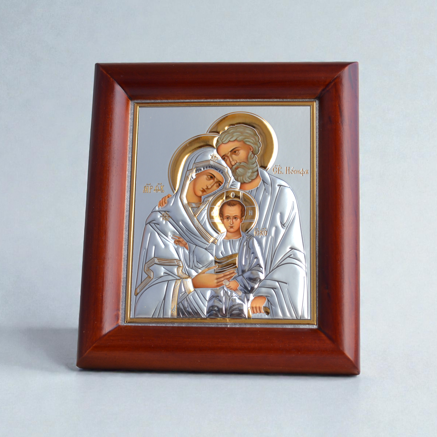 Holy Family Icon in Kiot 13x15
