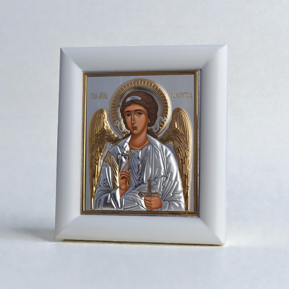 Guardian Angel Silver Icon in Kiot 13х15