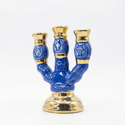 Ceramic Three-Candle Holder