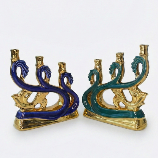 Ceramic Wave Candle Holder