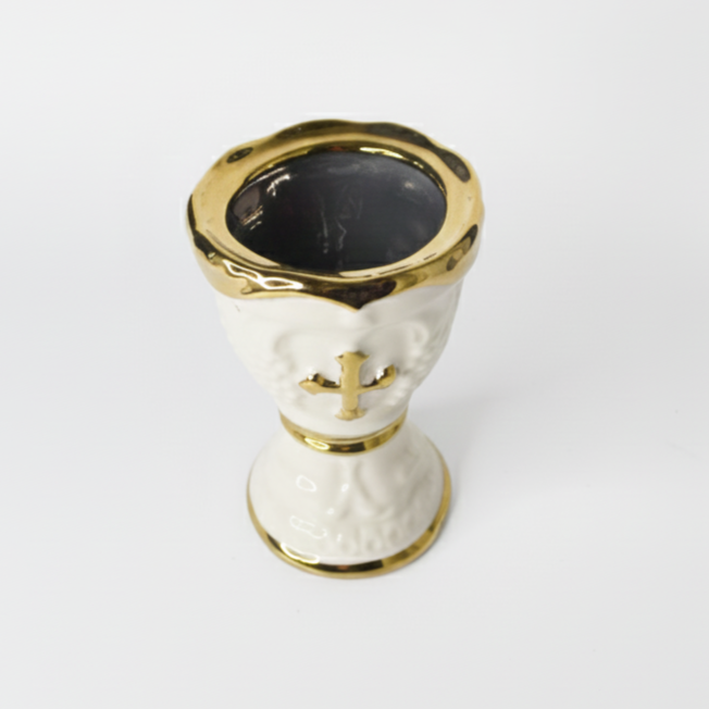 White Ceramic Lampada