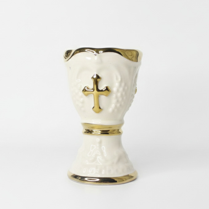 White Ceramic Lampada